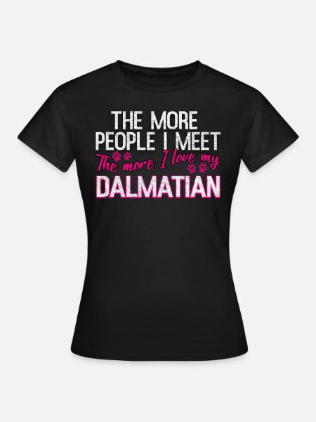 Dalmatiner - Frauen T-Shirt - Schwarz