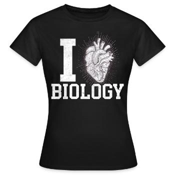 Biologist teacher - Women's T-Shirt - black - Front - AI Model Female 172 dark (172cm)