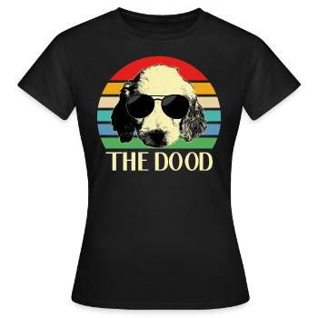 Goldendoodle chiens de race - T-shirt Femme - noir - Devant - AI Model Female 172 dark (172cm)