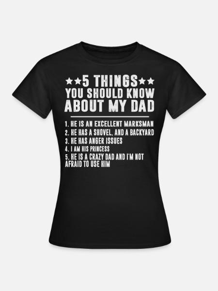 father and daughter - Women's T-Shirt - black