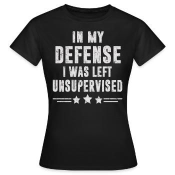 Sarkasmus lustige Sprüche Witze sarkastisch witzig - Frauen T-Shirt - Schwarz - Vorne - AI Model Female 172 dark (172cm)