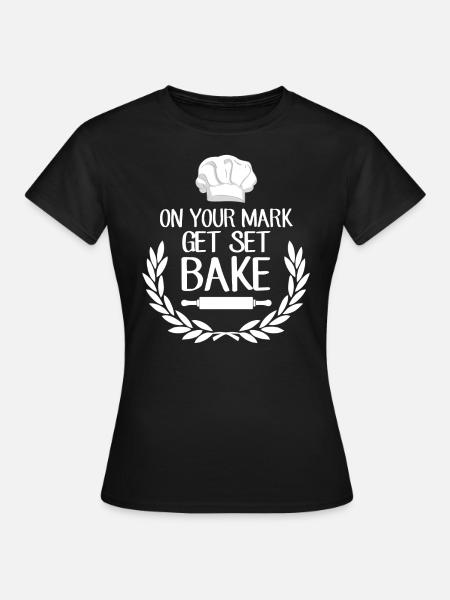 Bäckerei Bäcker Backwaren Koch Chefkoch - T-shirt dam - svart