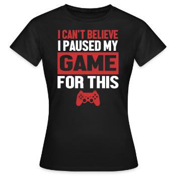 Gamer - Women's T-Shirt - black - Front - AI Model Female 172 dark (172cm)