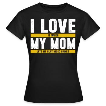 Gamer - Women's T-Shirt - black - Front - AI Model Female 172 dark (172cm)
