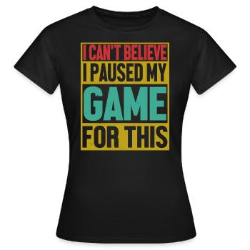 Gamer Gamer - T-shirt Femme - noir - Devant - AI Model Female 172 dark (172cm)