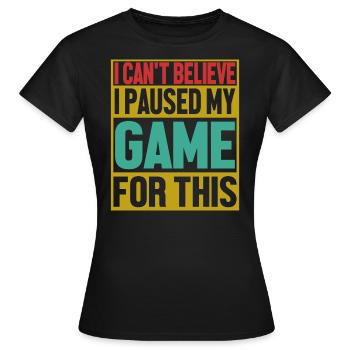 Gamer - Women's T-Shirt - black - Front - AI Model Female 172 dark (172cm)