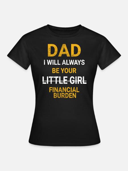 father and daughter - Women's T-Shirt - black