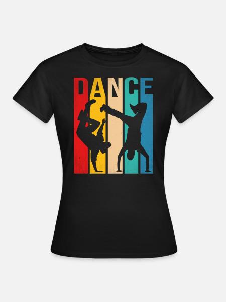 Breakdance - T-shirt Femme - noir