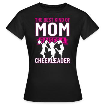 Cheerleading - Frauen T-Shirt - Schwarz - Vorne - AI Model Female 172 dark (172cm)