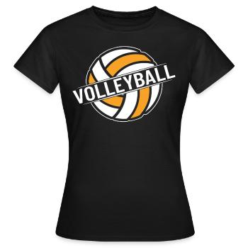 Ensemble de volley-ball de volley-ball - T-shirt Femme - noir - Devant - AI Model Female 172 dark (172cm)
