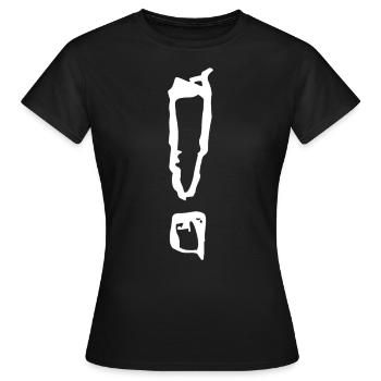 Exclamation mark - Women's T-Shirt - black - Front - AI Model Female 172 dark (172cm)