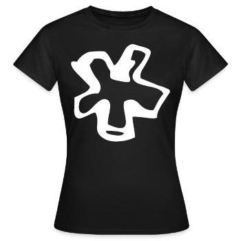 Sternchen Stern - Frauen T-Shirt - Schwarz - Vorne - AI Model Female 172 dark (172cm)