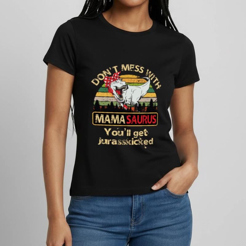Mamasaurus Rex Muttertag Mama Geschenk Frauen T-Shirt