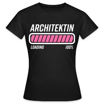 Architektin Architektur Studium Geschenk - Frauen T-Shirt - Schwarz - Vorne - AI Model Female 172 dark (172cm)