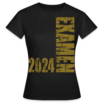 Examen 2024 - Frauen T-Shirt - Schwarz - Vorne - AI Model Female 172 dark (172cm)