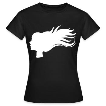 Fille fille - T-shirt Femme - noir - Devant - AI Model Female 172 dark (172cm)