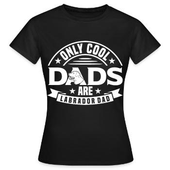 Labrador Lover Labrador Labrador Père - T-shirt Femme - noir - Devant - AI Model Female 172 dark (172cm)