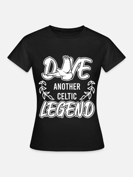 Dove Another Celtic Legend - Frauen T-Shirt - Schwarz