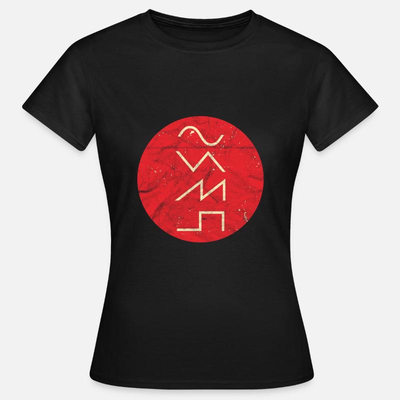 Synthesizer Audio Waveform Analog Synth Nerd - Women's T-Shirt - black