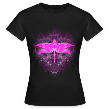libellule - T-shirt Femme - noir - Devant - AI Model Female 172 dark (172cm)