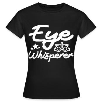Ophtalmologiste Optométrie Opticien Opticien Opticien Opticien Opticien - T-shirt Femme - noir - Devant - AI Model Female 172 dark (172cm)