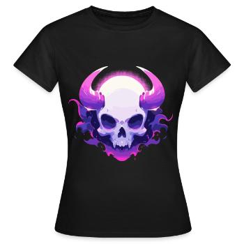 Belzébuth - T-shirt Femme - noir - Devant - AI Model Female 172 dark (172cm)