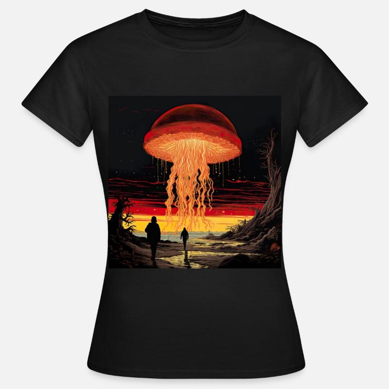 Gelée spatiale - T-shirt Femme - noir
