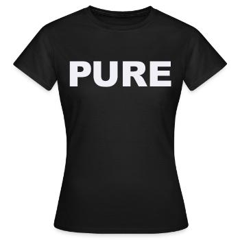 Pur - T-shirt Femme - noir - Devant - AI Model Female 172 dark (172cm)