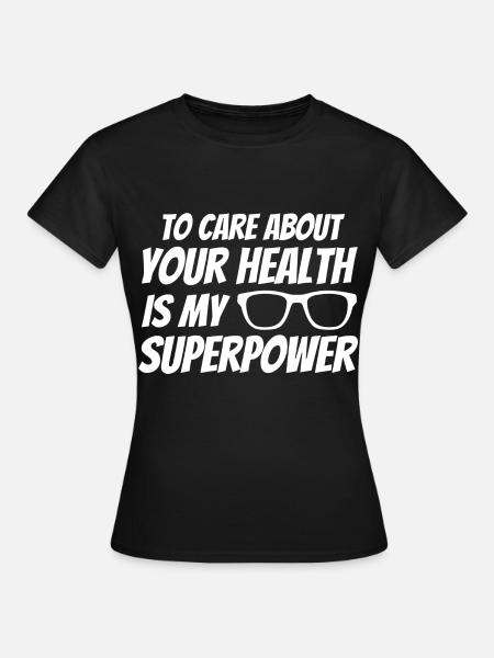 Augenarzt Optometrie Augenoptiker Optiker - Dame-T-shirt - sort
