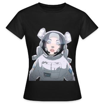 Exploration - Women's T-Shirt - black - Front - AI Model Female 172 dark (172cm)