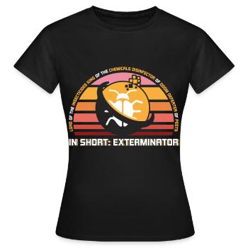 Le Seigneur des Exterminateurs d’Insecticides - T-shirt Femme - noir - Devant - AI Model Female 172 dark (172cm)