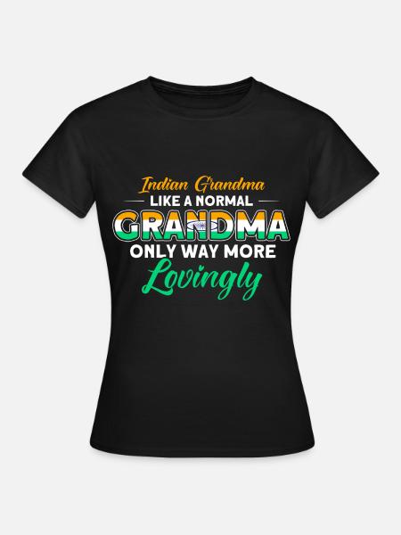 Indien Indische Wurzeln Geschenk - Frauen T-Shirt - Schwarz