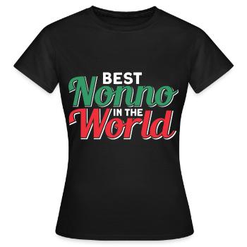 grand-père vintage grand-père grand-père - T-shirt Femme - noir - Devant - AI Model Female 172 dark (172cm)