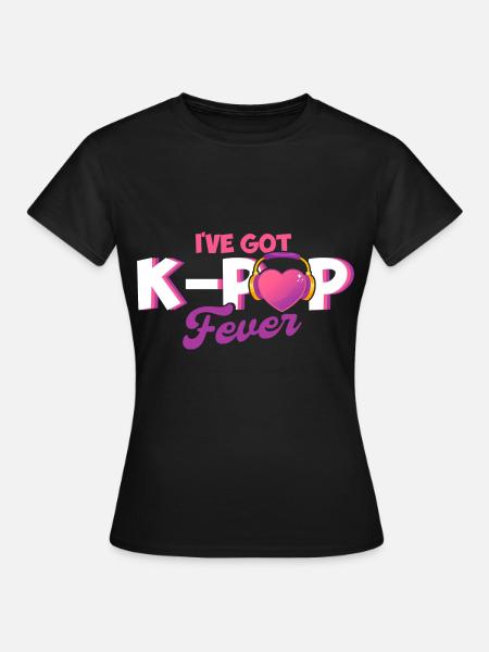 K-Pop Fan K-Pop Marchandise K-Pop Cadeau K-Pop - T-shirt Femme - noir