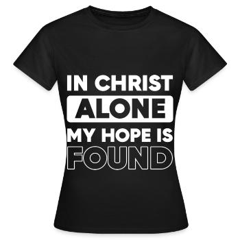 Bible Verse la Bible - T-shirt Femme - noir - Devant - AI Model Female 172 dark (172cm)