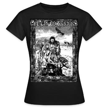 Celtic Warriors - Women's T-Shirt - black - Front - AI Model Female 172 dark (172cm)