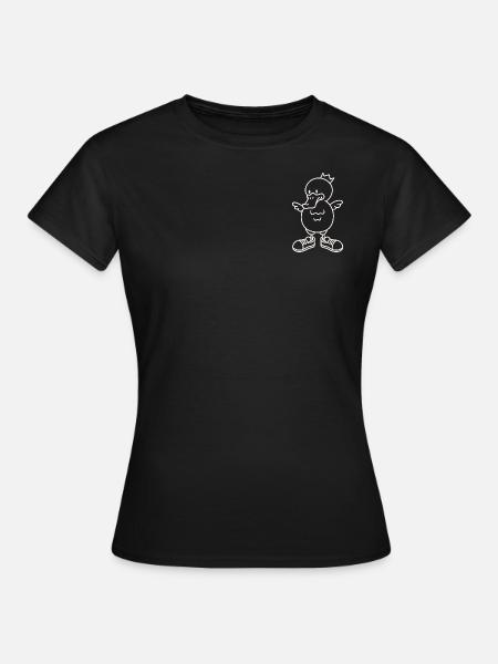 Anti-Zoo One White - Frauen T-Shirt - Schwarz