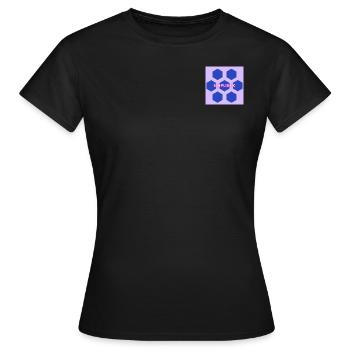 S! MPL! ST! C Hexagone - T-shirt Femme - noir - Devant - AI Model Female 172 dark (172cm)