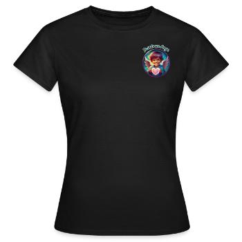 Je suis un Ange - T-shirt Femme - noir - Devant - AI Model Female 172 dark (172cm)