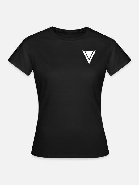 FronzeDE Blanc basique - T-shirt Femme - noir