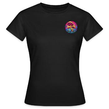 SALON - T-shirt Femme - noir - Devant - AI Model Female 172 dark (172cm)