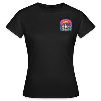 SALON - T-shirt Femme - noir - Devant - AI Model Female 172 dark (172cm)