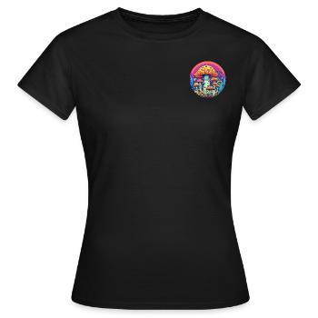 SALON - T-shirt Femme - noir - Devant - AI Model Female 172 dark (172cm)