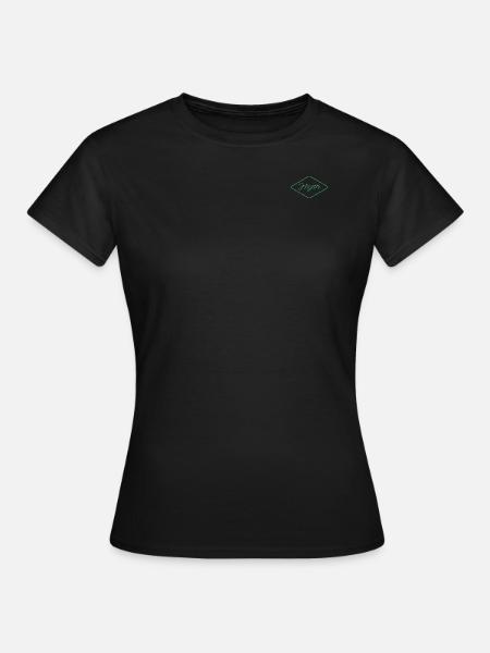 Jeryan Design in Green - Frauen T-Shirt - Schwarz