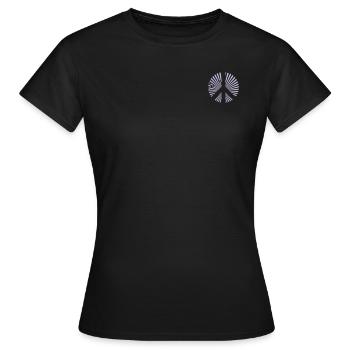 Symbole de paix - T-shirt Femme - noir - Devant - AI Model Female 172 dark (172cm)