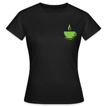 Tired?Green - Women's T-Shirt - black - Front - AI Model Female 172 dark (172cm)