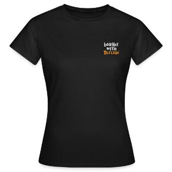 Bitcoin - T-shirt Femme - noir - Devant - AI Model Female 172 dark (172cm)