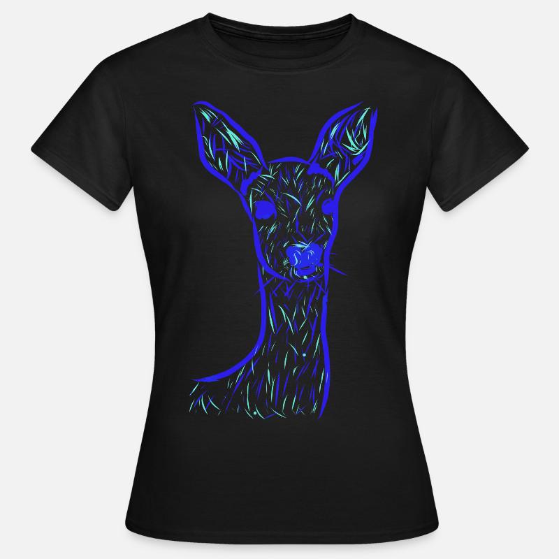 Roe deer - Women's T-Shirt - black