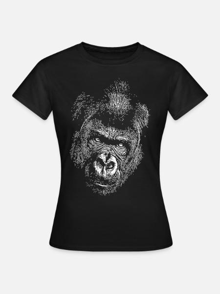 GORILLA - Frauen T-Shirt - Schwarz