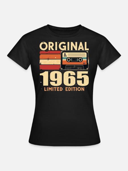 Geburtstag 1965 - Legendär Seit 1965 Geschenk 1965 - Dame-T-shirt - sort